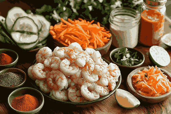 Blackened Shrimp Hot Dogs untuk Anak di Bali | Bahan-Bahan