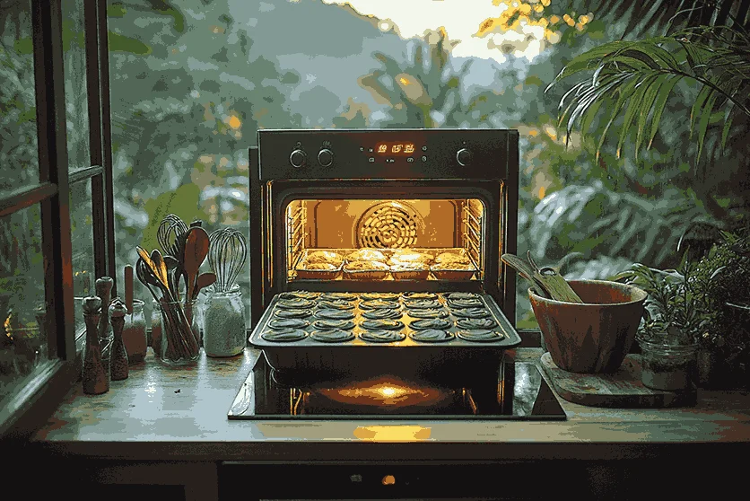 Panaskan oven dan siapkan loyang muffin