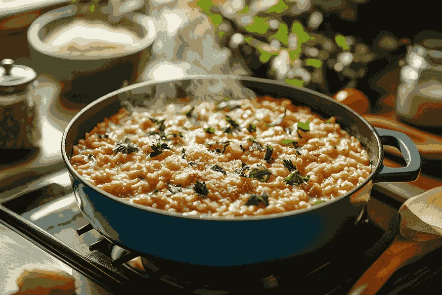 Panggang risotto di oven