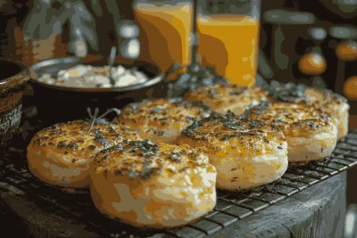Быстрые и вкусные пикантные сконы для детей на Бали, Индонезия