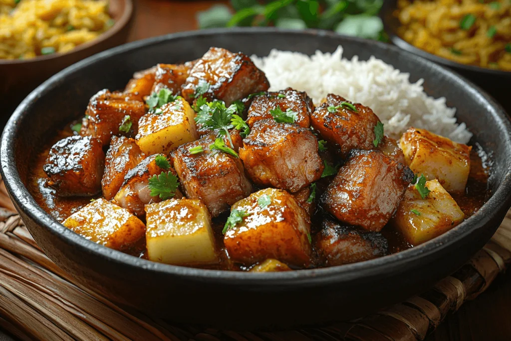 Вкусный рецепт свинины с дайконом для семейного отдыха на Бали | Шаги по приготовлению - 6