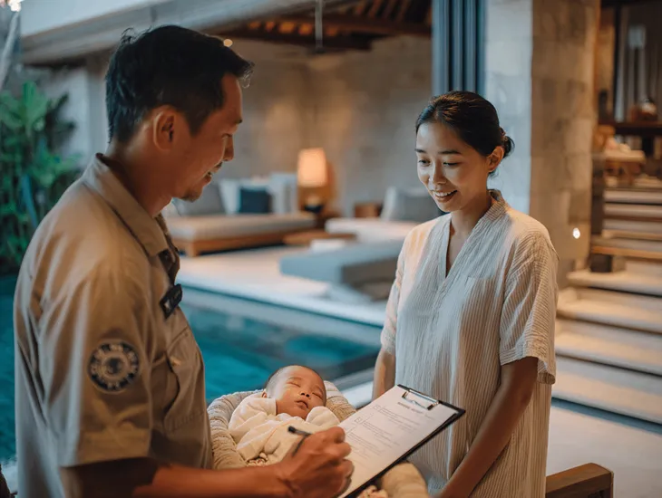 Newborn care specialist in Bali 2026 – villa safety, risk management and overnight baby monitoring