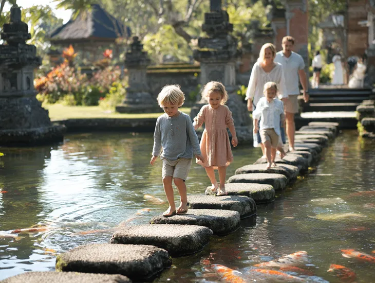 Visit Tirta Gangga Water Palace With Kids 2026 – safe paths, royal swimming pools and day trips