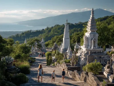 Visiting Temple Brahma Vihara Arama Banjar In North Bali