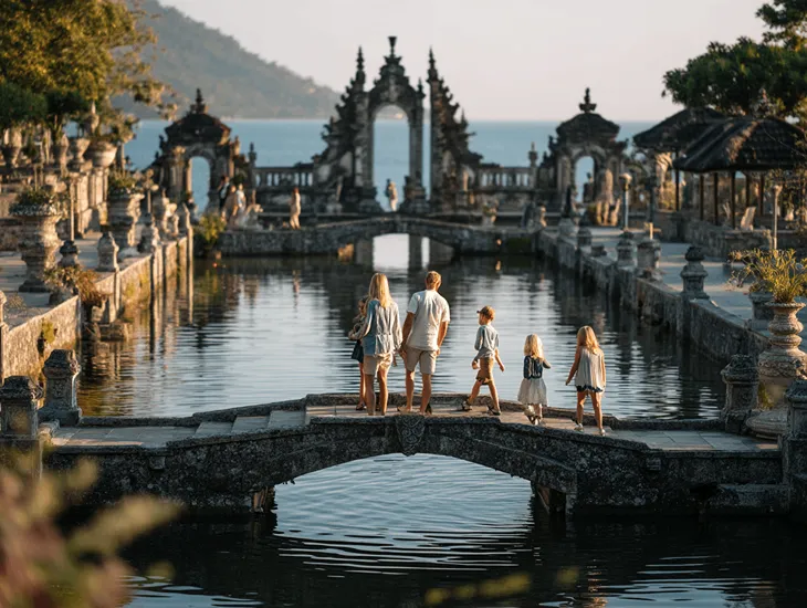 Taman Ujung Water Palace Karangasem 2026 – family tips, strollers, shade and safety by the ponds