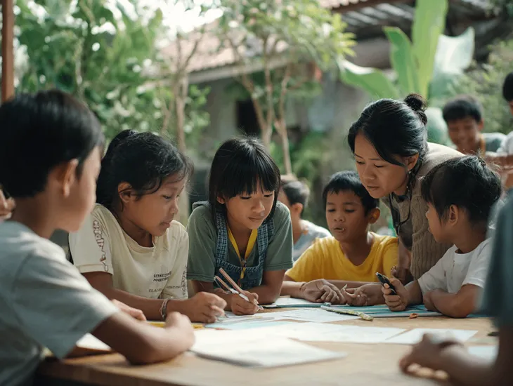 Wood School Bali 2026 – project-based academics, bilingual classrooms and hands-on outdoor learning