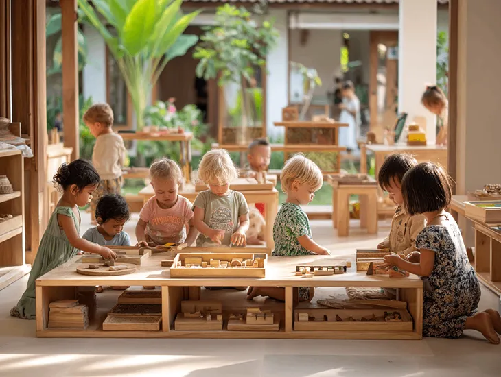 Montessori School Bali 2026 – Berawa campus with nature-linked classrooms and calm mixed-age groups