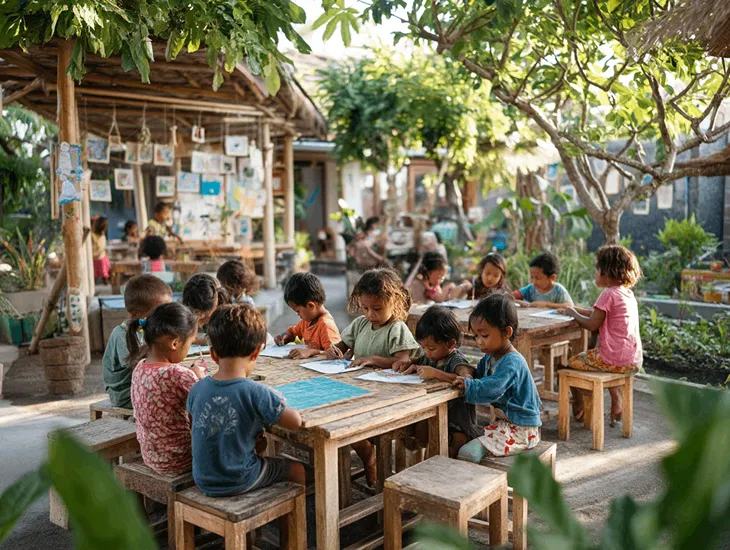 Pelangi School Bali 2026 – holistic bilingual primary education, creative projects and nature focus