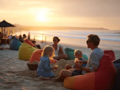 Enjoy Double Six Beach Sunsets with Kids on a Realistic Budget