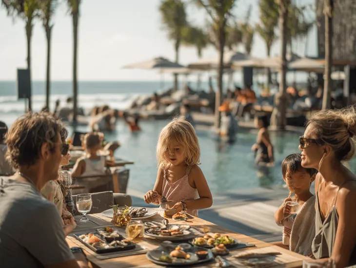 W Bali Seminyak Sunday brunch 2026 – timings, booking steps, table tips and arrival plans for families