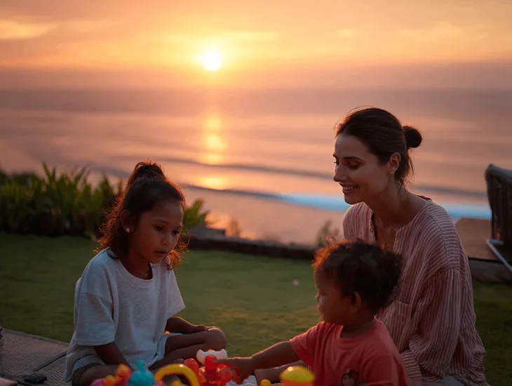 Bali Sunset Safety 2026 – Vetting venues for fencing and child friendly facilities in Indonesia.