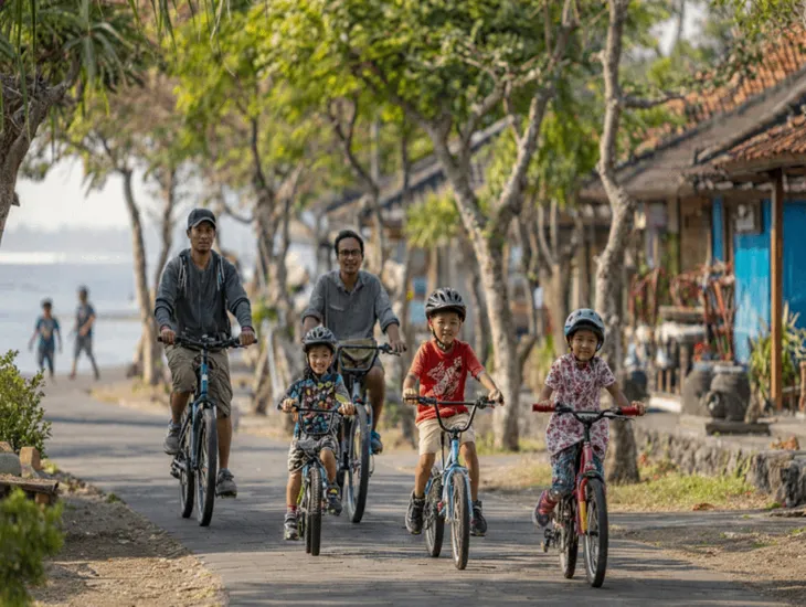 Bicycle Rentals in Bali 2026 – Standard and electric bikes, guided tours, and helmet provisions for family rides