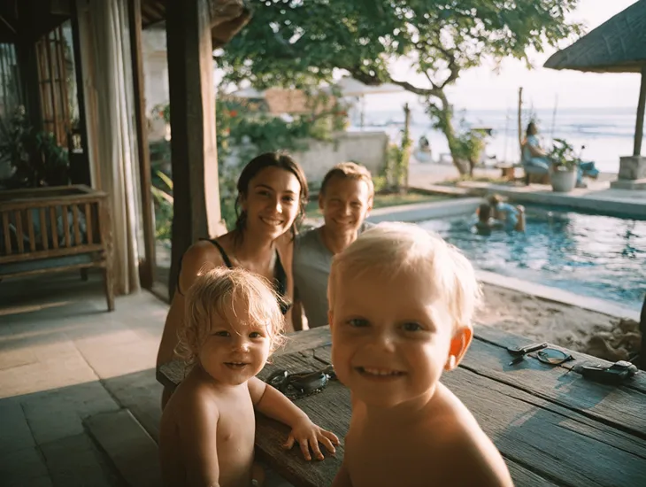 Family villa amenities 2026 – Baby cots, high chairs, bottle sterilizers, and toddler-friendly toys for private rentals.