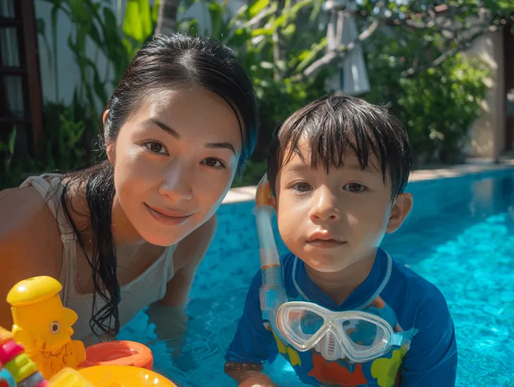 Bali Nanny Activities 2026 – Educational games, pool safety supervision, and creative play for expat children