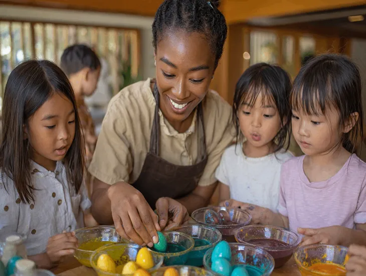 Natural Egg Dyeing 2026 – Using turmeric, dragon fruit, and local Indonesian flowers for safe crafts