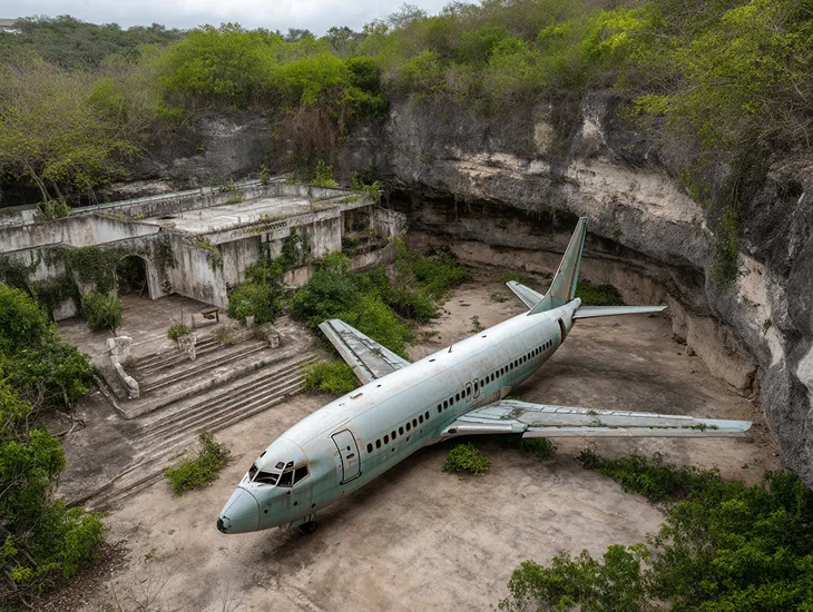 Mysterious Sites in Bali 2026 – Abandoned Boeing 737, limestone cliff views, and South Kuta photography spots