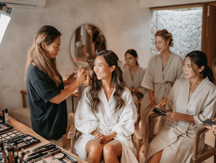 Villa Makeup Services in Indonesia 2026 – Stress free bridal prep, on-location beauty scheduling, and time saving styling tips