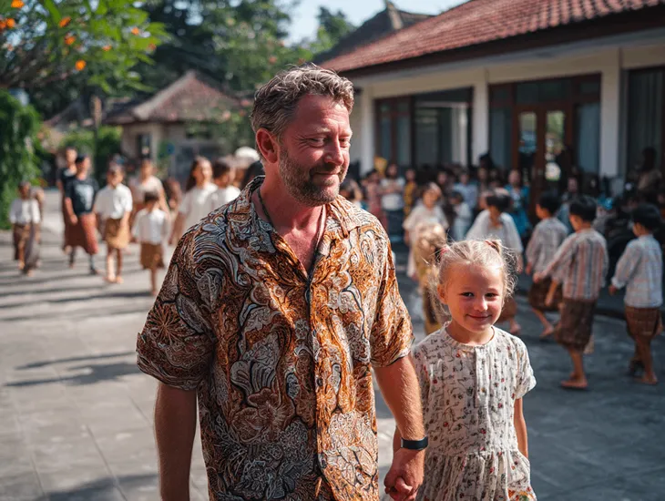 Balanced Life in Bali 2026 – Expat father and only child exploring cultural activities and schools in Ubud