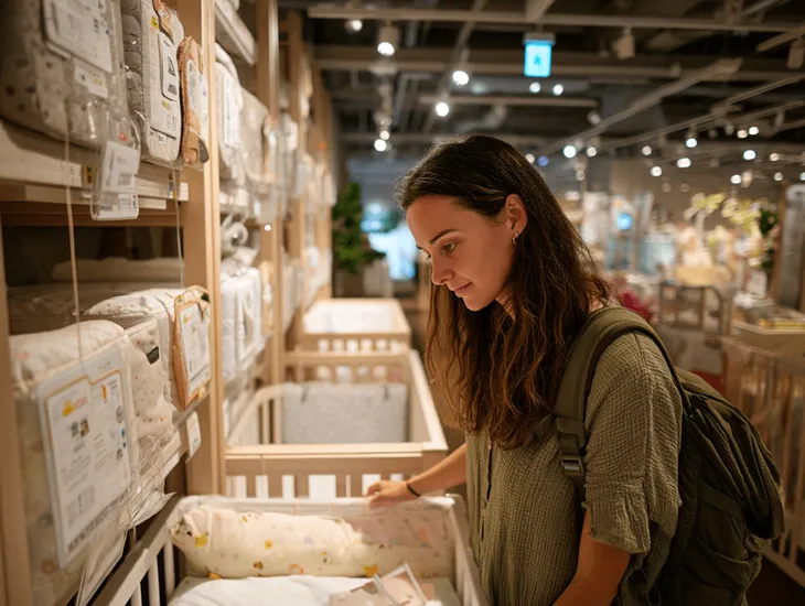 Baby Furniture in Bali 2026 – European baby cribs and nursery decor inside the retail shop