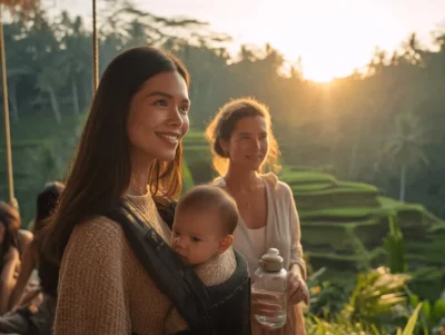 Instagram Photos in Bali: Nanny Support While You Visit Tegalalang Rice Terraces Swing