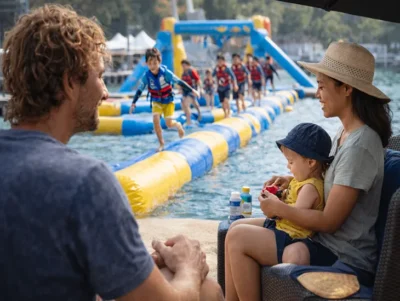 Wipeout Fun in Bali: Maximizing Family Adventure with Professional Nannies