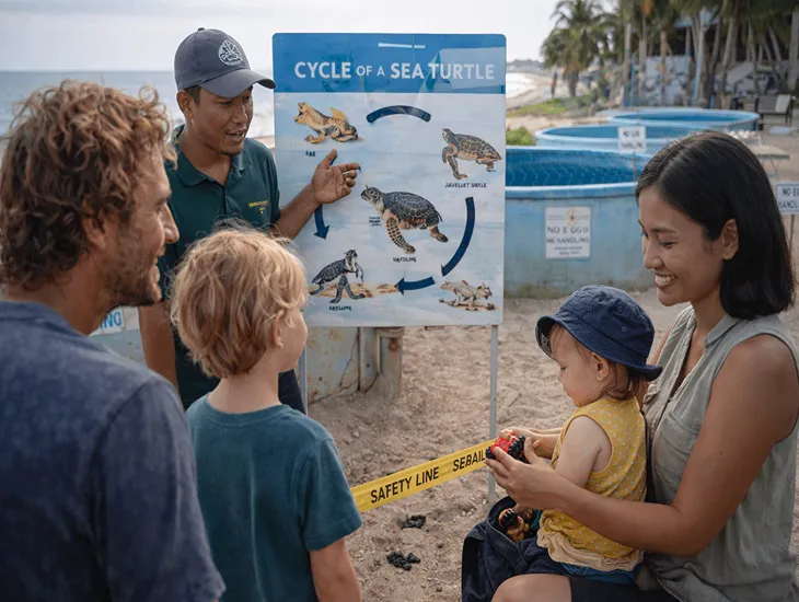 Baby Turtle Adoption in Bali – Real family planning in Serangan, calm supervision support, and a stress-free conservation excursion