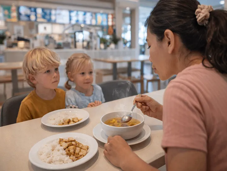 Safe Dining in Bali – Food court hygiene, pediatric meal choices, and avoiding traveler illnesses