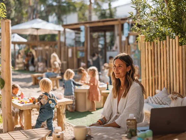 Top Staycation Areas in Bali 2026 - Teenagers enjoying modern outdoor playgrounds and local beach waterparks