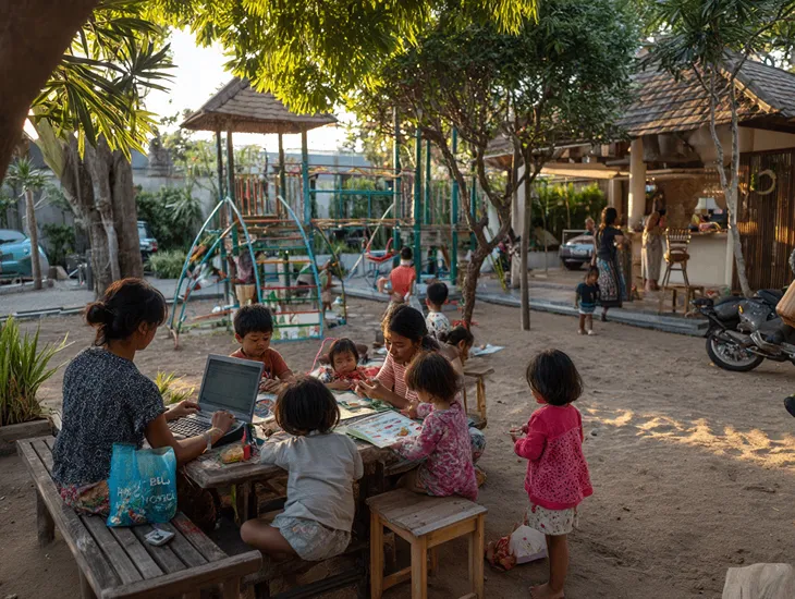 Family Weekend in Canggu 2026 – Safe indoor playgrounds, child-friendly cafes, and local activities.