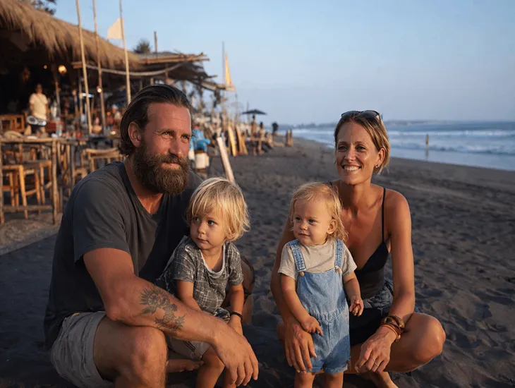 Sunset Spots in Bali 2026 – Family club vibes at Batu Bolong, surf-zone awareness, and shaded seating for relaxed parents