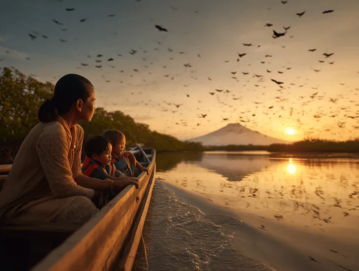 Mangrove Tour Logistics 2026 – Traditional boat operators, sunset timing, and guided nature tours in Indonesia.
