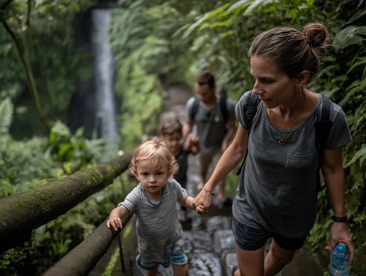 Batur Volcano in Bali 2026 – Family-safe trekking on volcanic gravel, crater-edge precautions, and grip-focused footwear planning