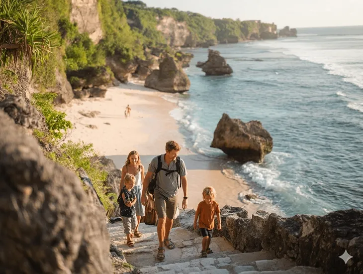 Child Safety Boundaries 2026 – Clifftop supervision rules, non-slip footwear requirements, and secure viewing zones for families in Indonesia.