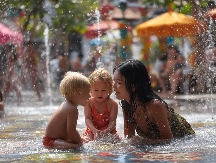 Budget hotels in Bali 2026 – Kids water zone, club activities, and babysitter support for families