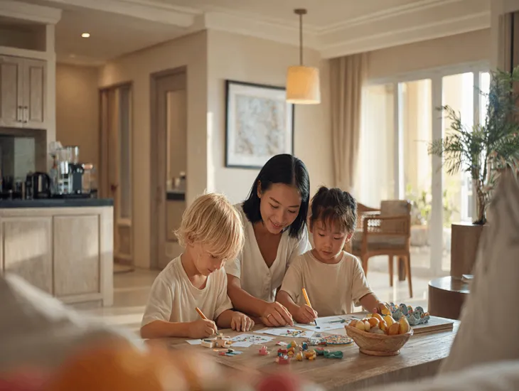 Family Hotels in Bali 2026 - Family suites with shaded kids pools and engaging indoor play areas