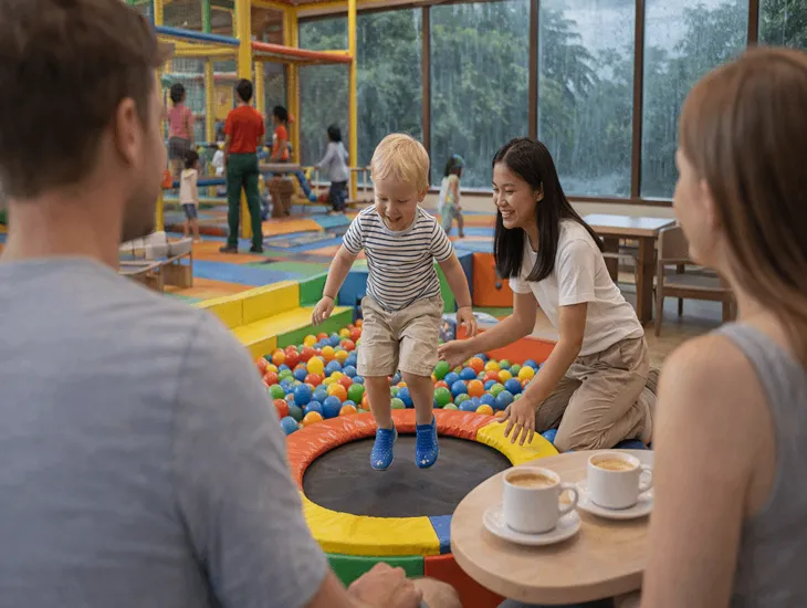 Indoor play zones 2026 – Educational games and indoor creative play for children.