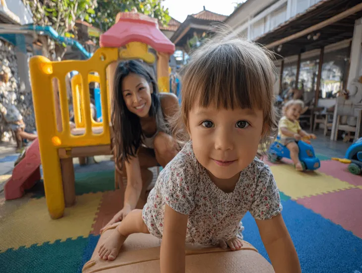 [Toddler Activities in Bali] 2026 – Supervised shallow pool play and gentle beach strolls for expat families.