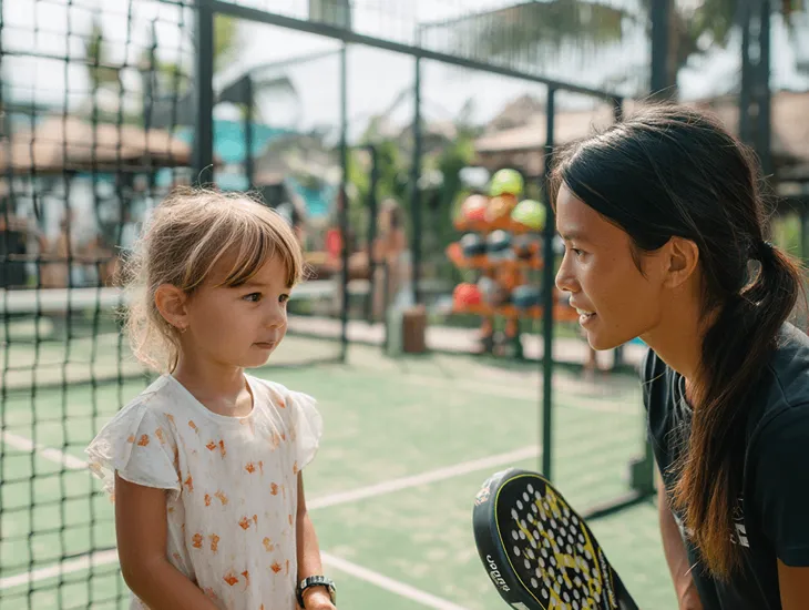 Kids Padel Pickleball in Bali 2026 – Junior court boundaries, protective equipment standards, and coach-to-child ratios in sports centers.