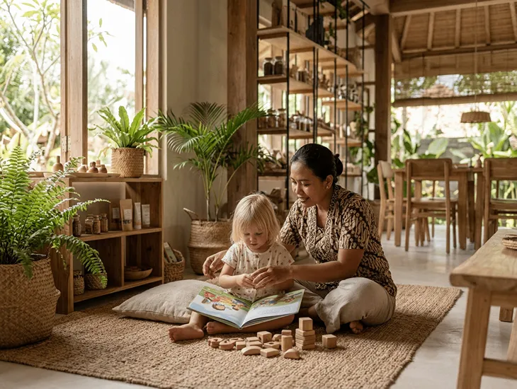 Best Restaurants in Ubud 2026 – Healthy family dining, playful kids’ corner comfort, and easy mealtime support for parents