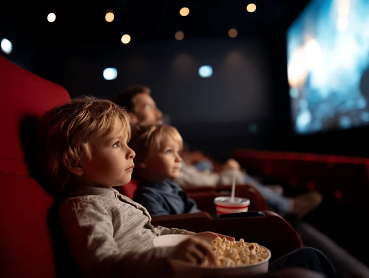 Indonesia Cinema Safety 2026 – Clear exit signage, supervised foyer areas, and fire safety compliance for public theaters.