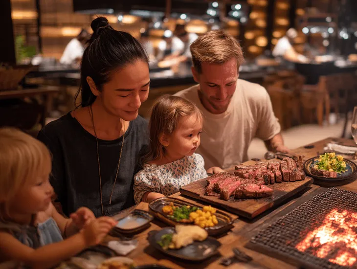 Steak Restaurants in Bali 2026 – Wood-fired dining safety, child supervision, and relaxed family steak nights