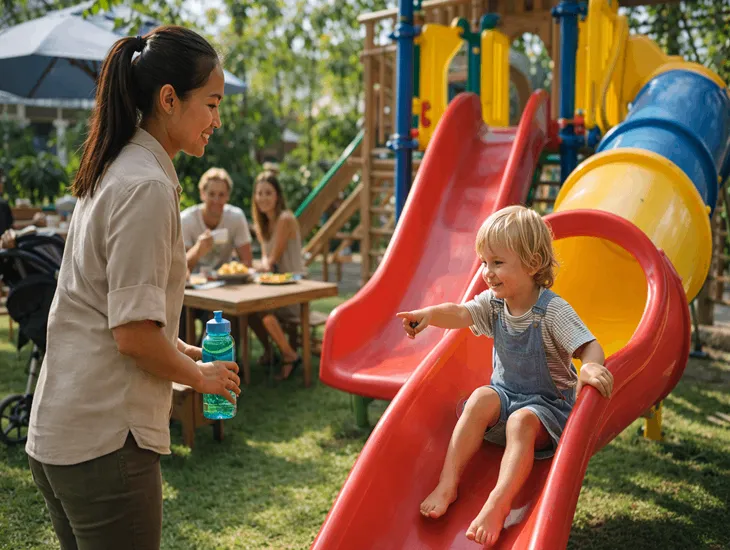 Playgrounds in Canggu 2026 - Outdoor play supervision, healthy toddler meals, and expert care