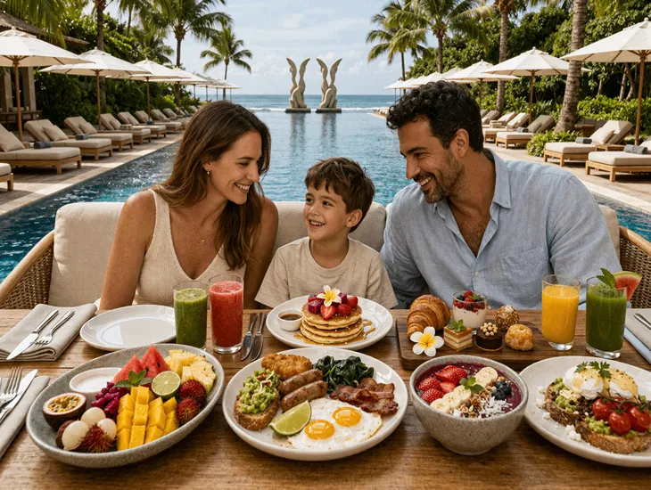 Kid-Friendly Restaurants in Bali – Luxury breakfast buffet, hygiene standards, and family-friendly dining in Nusa Dua