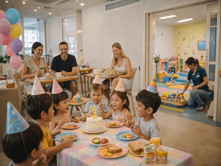 Birthday Venues in Bali for Kids – Indoor kids club, air-conditioned play sessions, and family-friendly café parties in Sanur