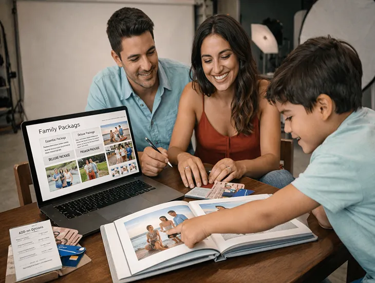 Professional Photography Bali – A studio equipment setup ensuring high-quality lighting and digital image delivery.