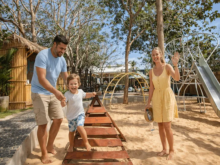 Family Parks in Bali – Outdoor play yard, imaginative activity zones, and open-air fun for children in Uluwatu