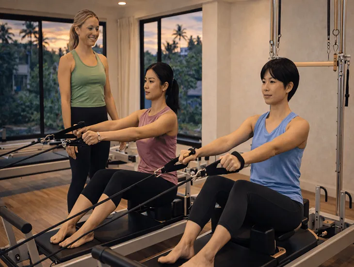 Pilates classes in Bali 2026 – Expat parent strength routines matched with vetted sitters