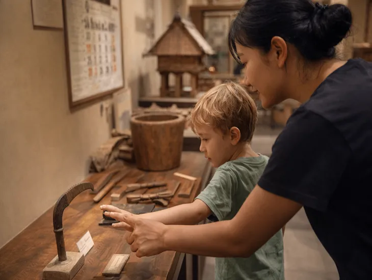 Traditional Farming Tools in Indonesia 2026 – Historical agricultural exhibits, educational museum tours, and professional childcare standards.
