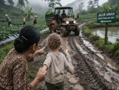 Pelaga Strawberry Farm in Bali for Kids
