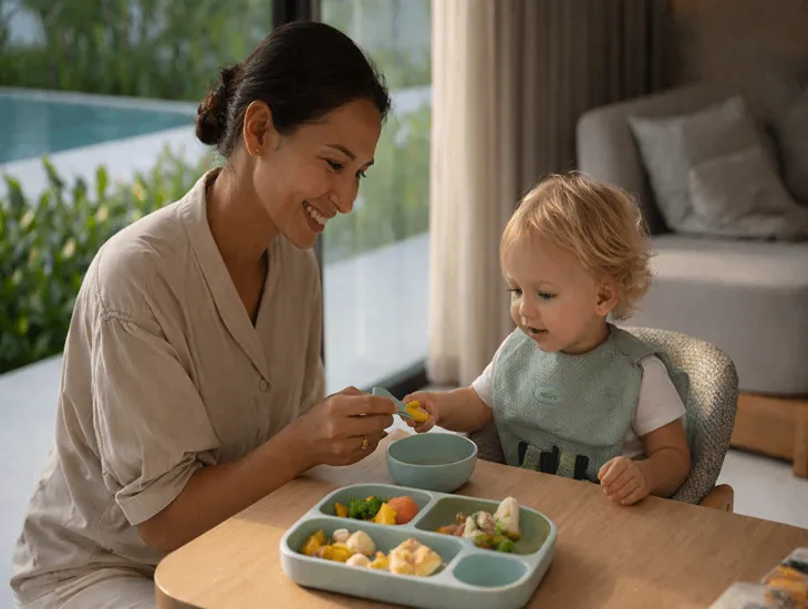 Babysitter's Family Feeding in Bali 2026 – Healthy meal preparation, toddler nutrition guidance, and positive eating habits for expat households